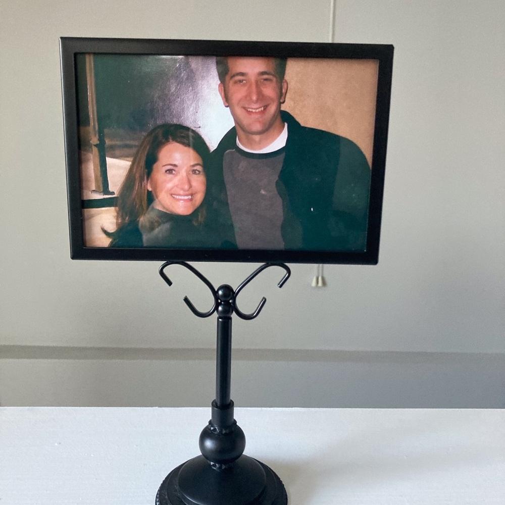 Black Photo Frame on Stand